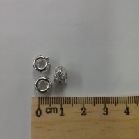 Шайбы серебристые под пандору 8 мм с2